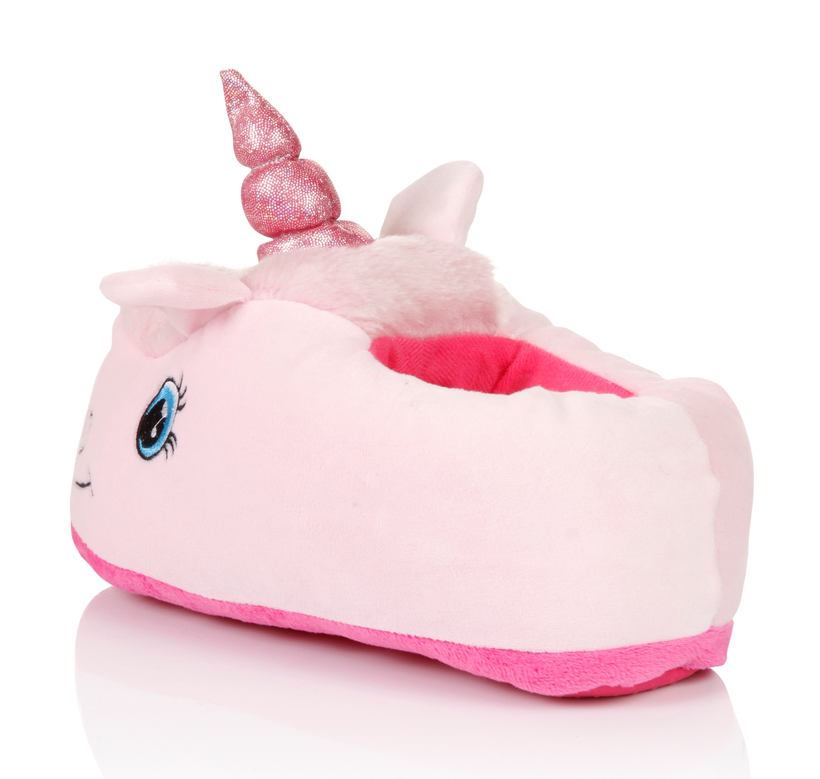 Womens Girls Novelty 3D Character Plush Unicorn Slippers Ladies Gift Size 10UK8 eBay